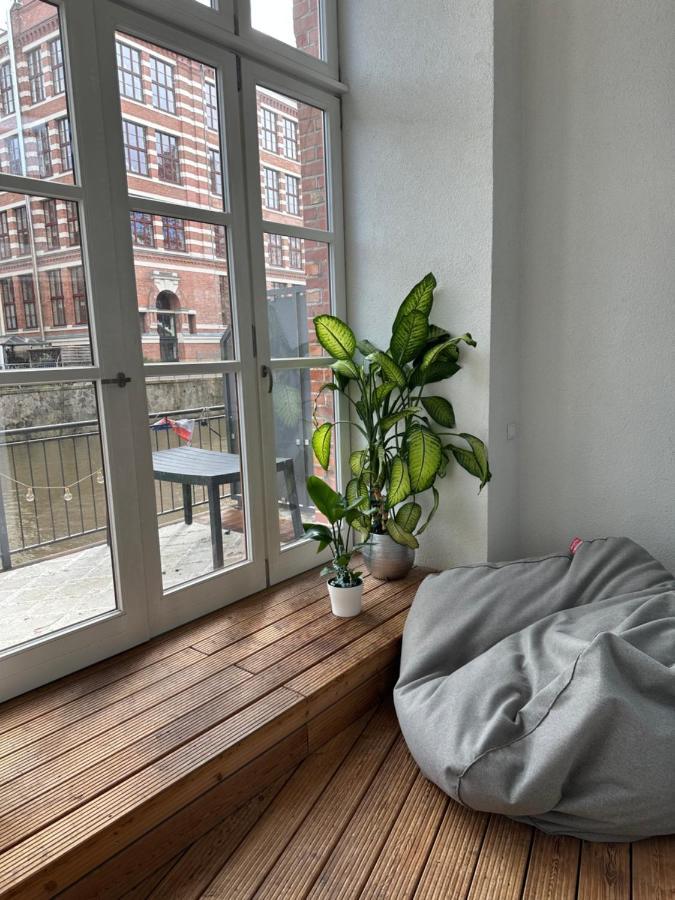 Relax-Wohnung Mit Balkon Ueber Die Weisse Elster Лейпциг Екстер'єр фото