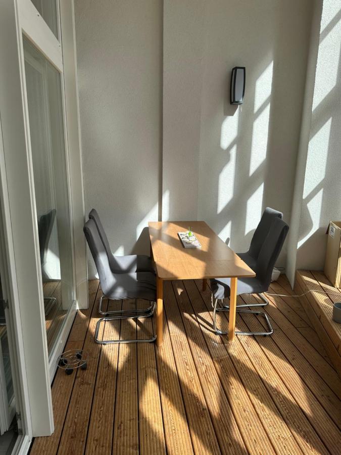 Relax-Wohnung Mit Balkon Ueber Die Weisse Elster Лейпциг Екстер'єр фото